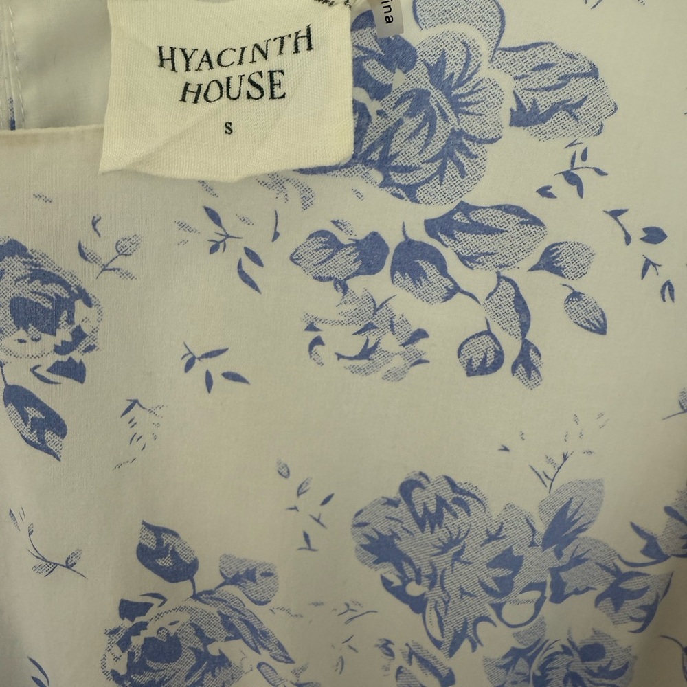 Hyacinth House Mini Dress with Puff Sleeves - Picture 2 of 11
